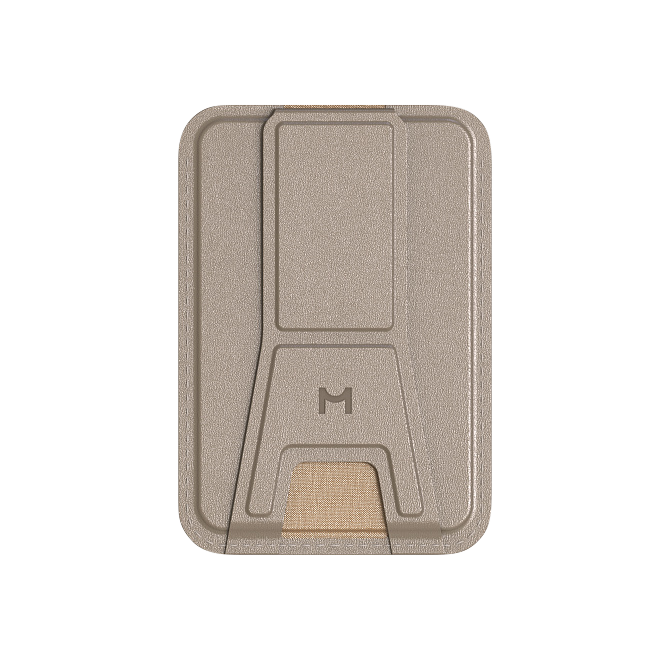 Кошелек-кардхолдер Magssory Duo Magnetic Kickstand Wallet, совместимый с MagSafe, ACL011, латте, Латте