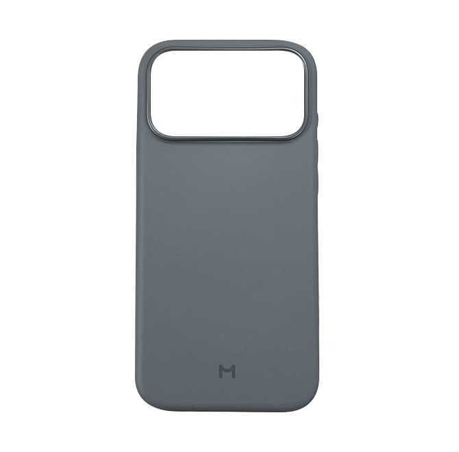 Чехол Magssory для iPhone 17 Pro Max, силикон, с магнитами, совместимый с MagSafe, Серый