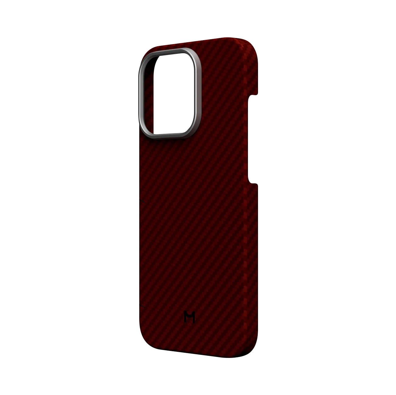 Чехол Magssory для iPhone 15 Pro, кевлар (арамид), с магнитами, совместимый с MagSafe, красный, Красный