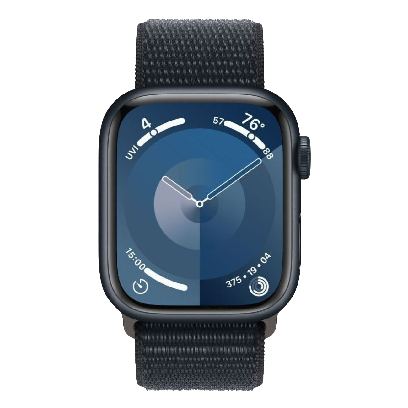 Часы Apple Watch Series 9 GPS 41mm Aluminum Case with Sport Loop (Темная ночь)