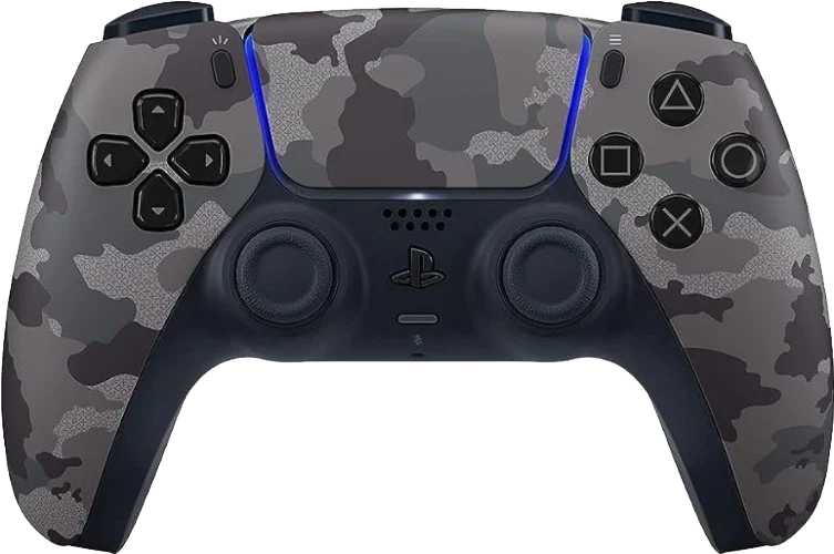 DualSense PS5 Gray Camouflage (серый камуфляж)