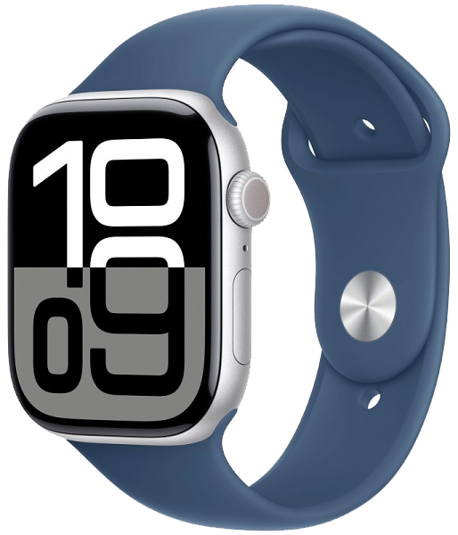 Apple Watch S10 46mm, Silver, Sport Band