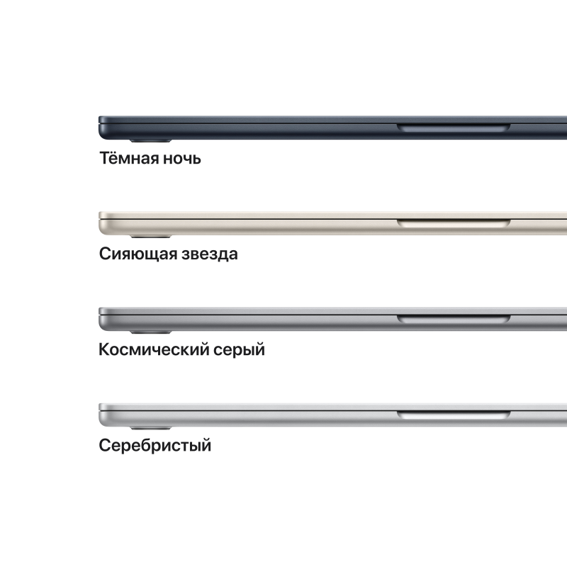 Ноутбук Apple MacBook Air 15" (M2, 8 Gb, 512 Gb SSD) Темно-синий (MQKX3)