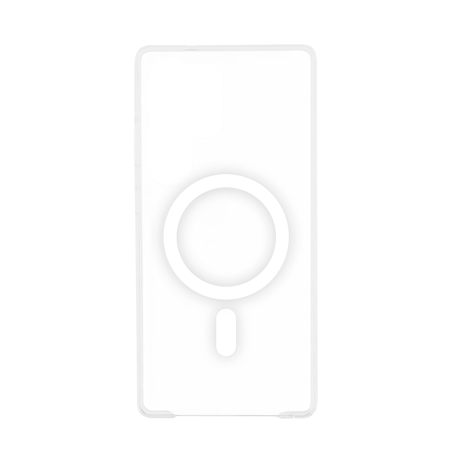 Чехол Magssory для Samsung Galaxy S25 Ultra, поликарбонат, с магнитами, Прозрачный