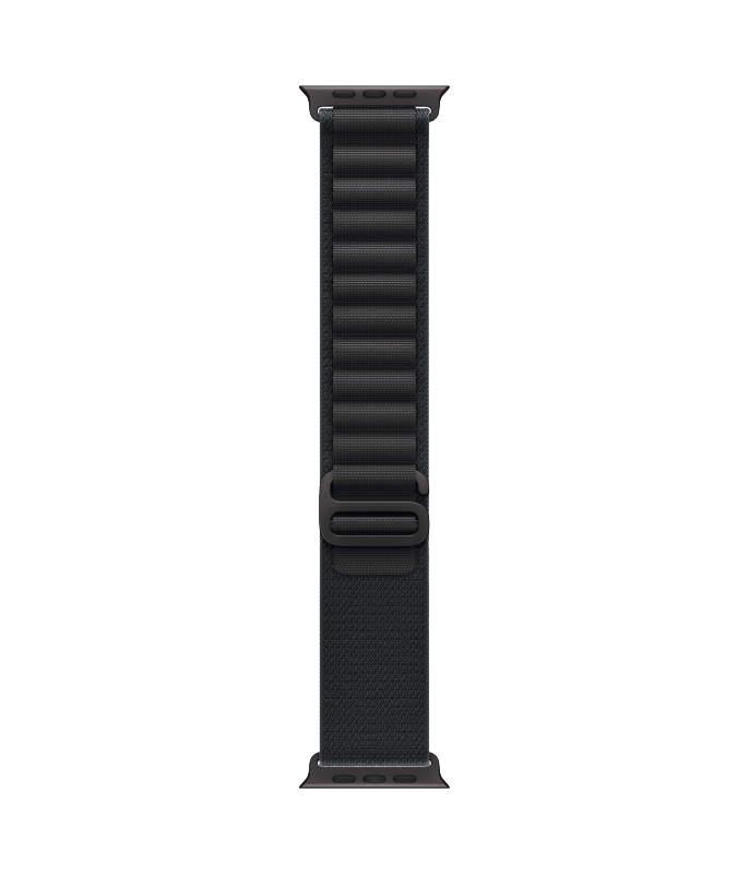 Часы Apple Watch Ultra 3, 49 мм, титан чёрного цвета, ремешок Alpine чёрного цвета (2025)