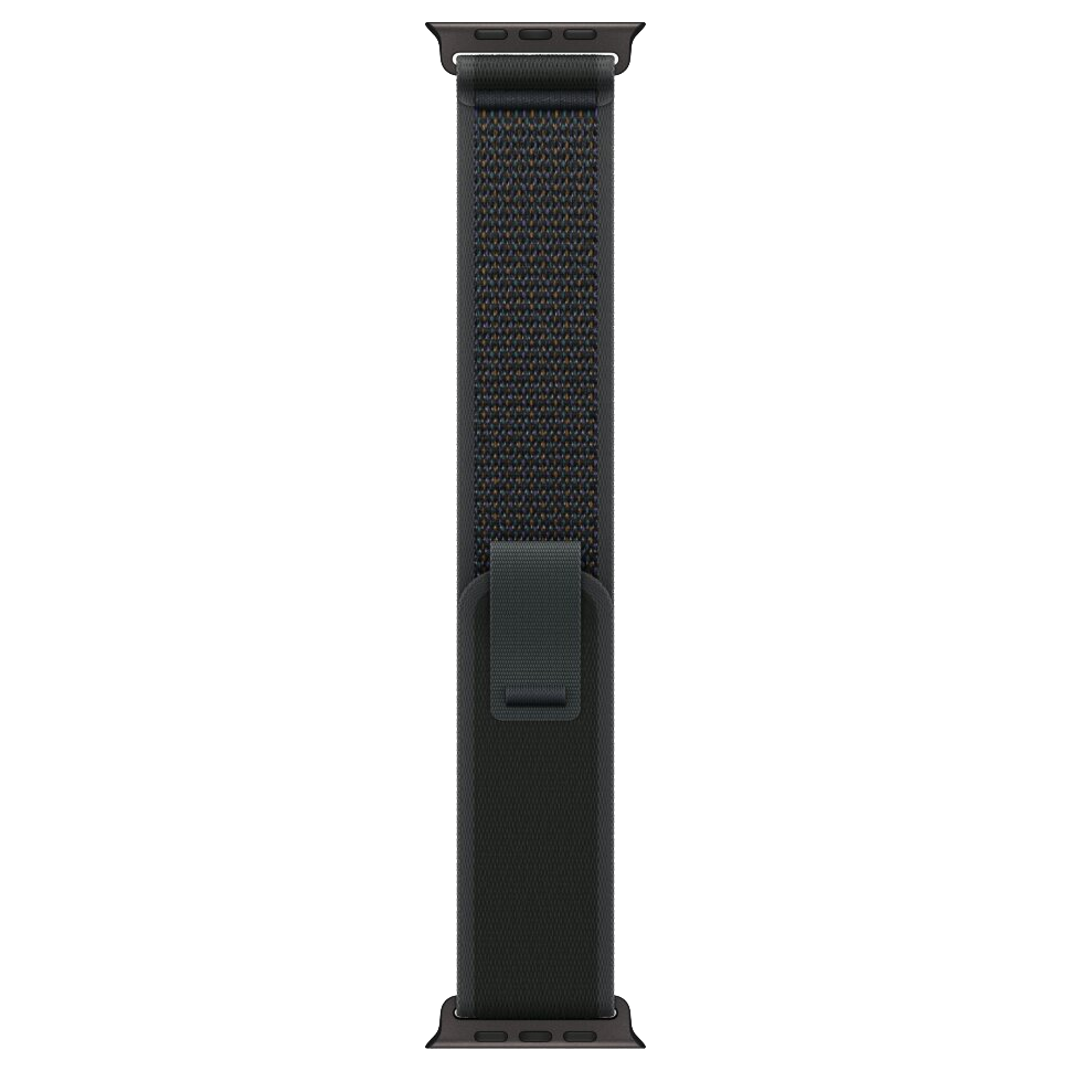 Часы Apple Watch Ultra 2, 49 мм, титан чёрного цвета, ремешок Trail чёрного цвета (2024)