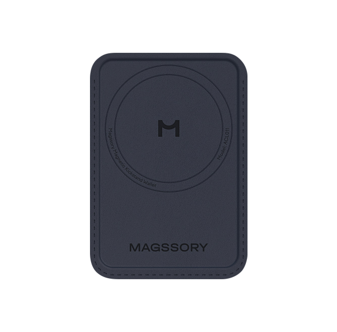 Кошелек-кардхолдер Magssory Duo Magnetic Kickstand Wallet, совместимый с MagSafe, ACL011, синий, Синий