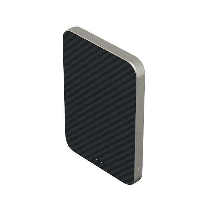 Беспроводной внешний аккумулятор Magssory Pride Pro 5K Magnetic Power Bank, с поддержкой Qi2, Титан