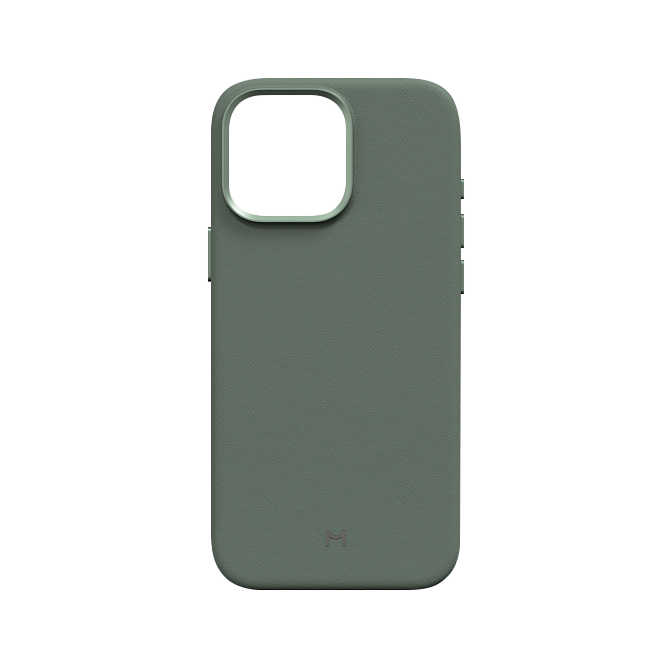 Чехол Magssory Eco Leather Case для iPhone 16 Pro Max, экокожа, с магнитами, совместимые с MagSafe, Хаки