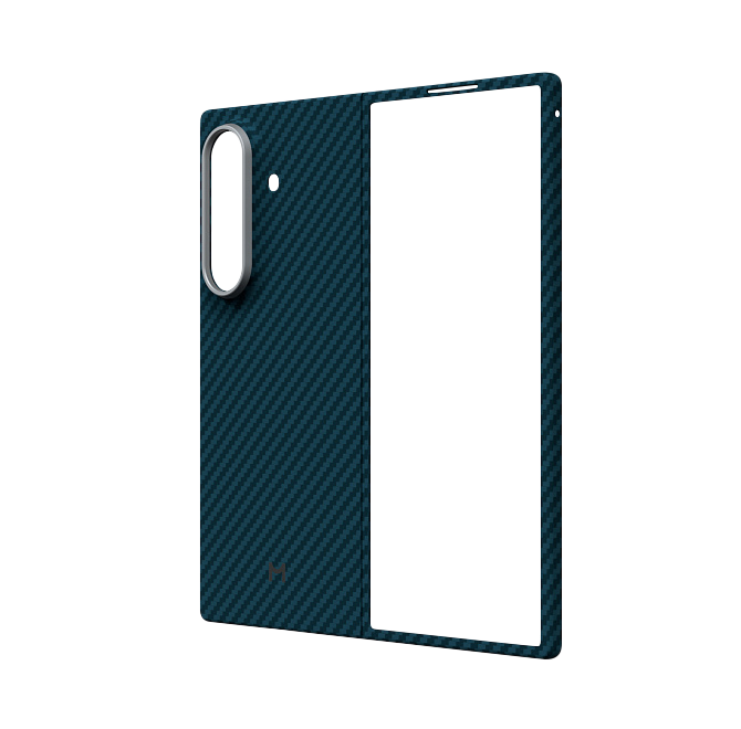 Чехол Magssory Aramid Case  для Samsung Galaxy Z Fold7,  кевлар (арамид), с магнитами, Синий