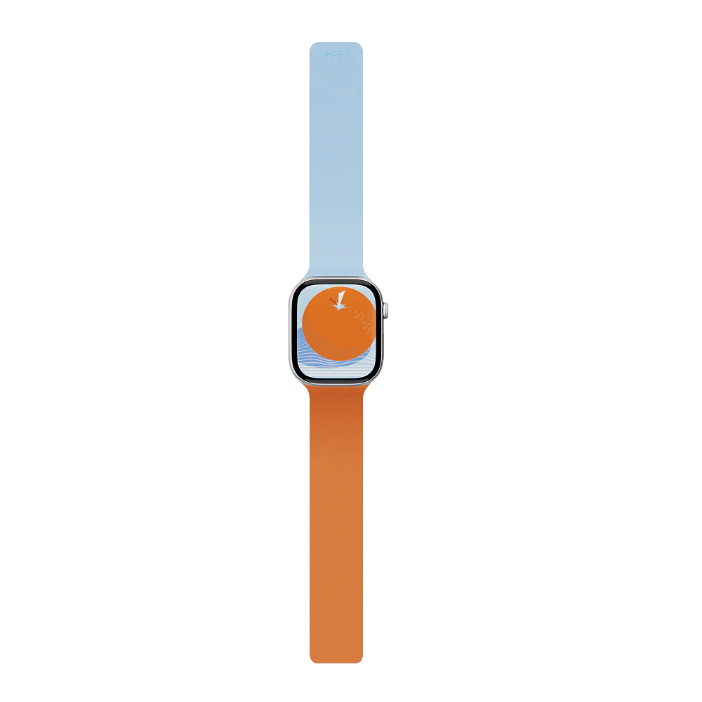 Ремешок MOFT Snap Watch Band Duo для Apple Watch оранжевый+голубой 40/41/42 мм