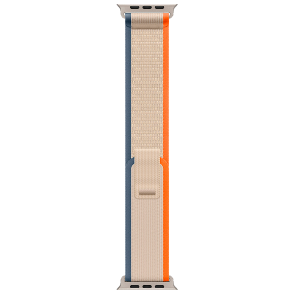 Часы Apple Watch Ultra 2 GPS + Cellular 49 мм, титановый корпус, ремешок Trail цвета Оранжевый/Бежевый,размер S/M