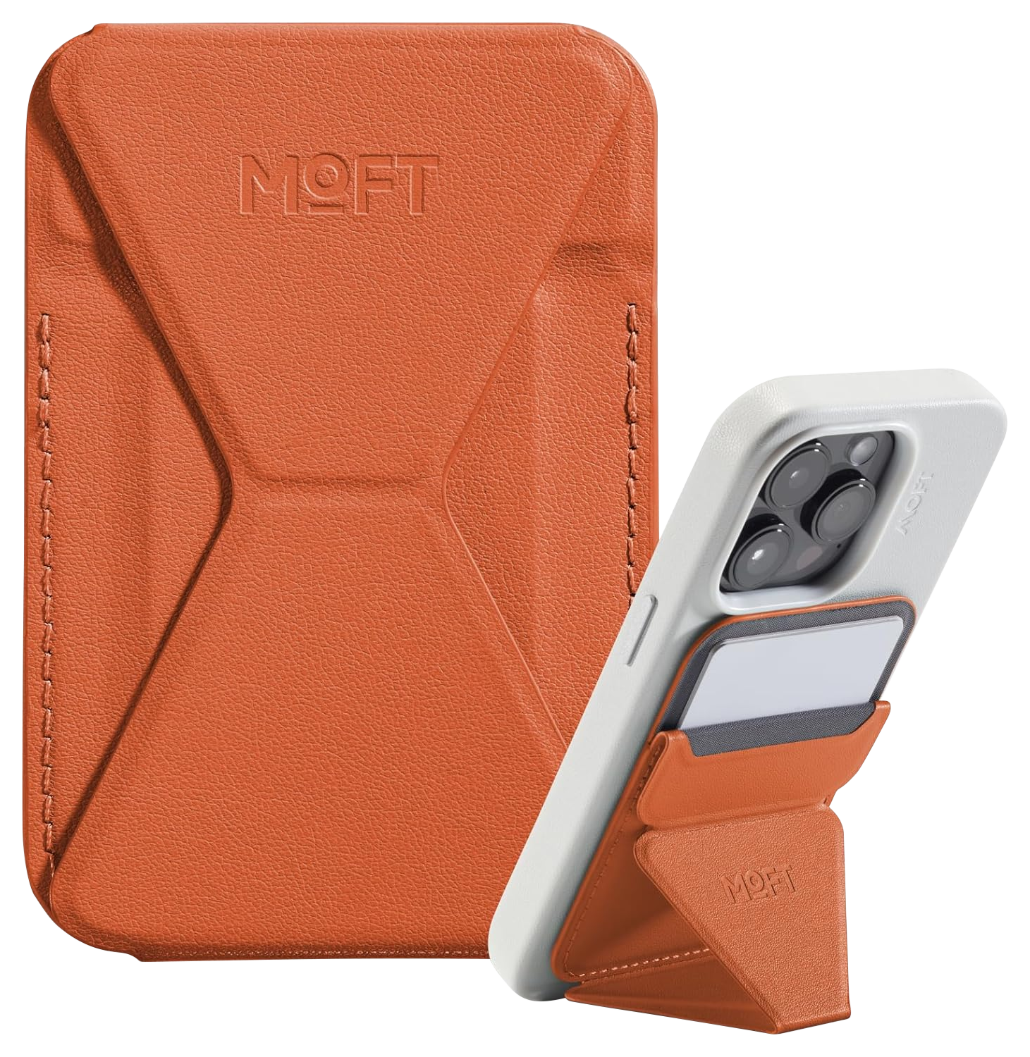 Картхолдер Snap-on Phone Stand & Wallet оранжевый