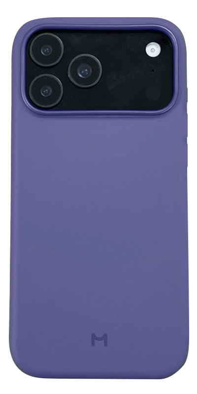 Чехол Magssory для iPhone 17 Pro, силикон, с магнитами, совместимый с MagSafe, фиолетовый, Фиолетовый