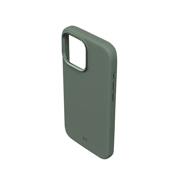 Чехол Magssory Eco Leather Case для iPhone 16 Pro Max, экокожа, с магнитами, совместимые с MagSafe, Хаки