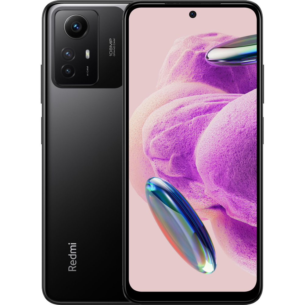 Смартфон Xiaomi Redmi Note 12S 4G 8 ГБ + 256 ГБ («Чёрный оникс» | Onyx Black) (версия Global)