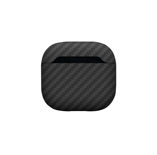 Чехол Magssory aramid case для airpods 4 кевлар арамид, Черный