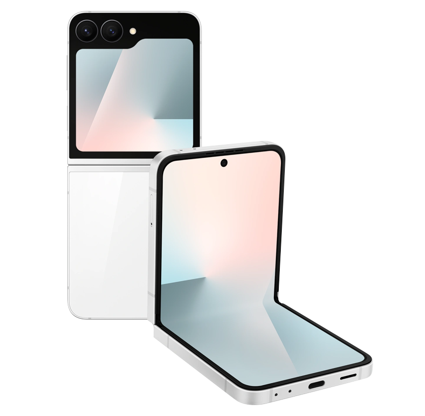 Смартфон Samsung Galaxy Z Flip7 FE 8 ГБ | 128 ГБ (Белый | White) (Exynos)
