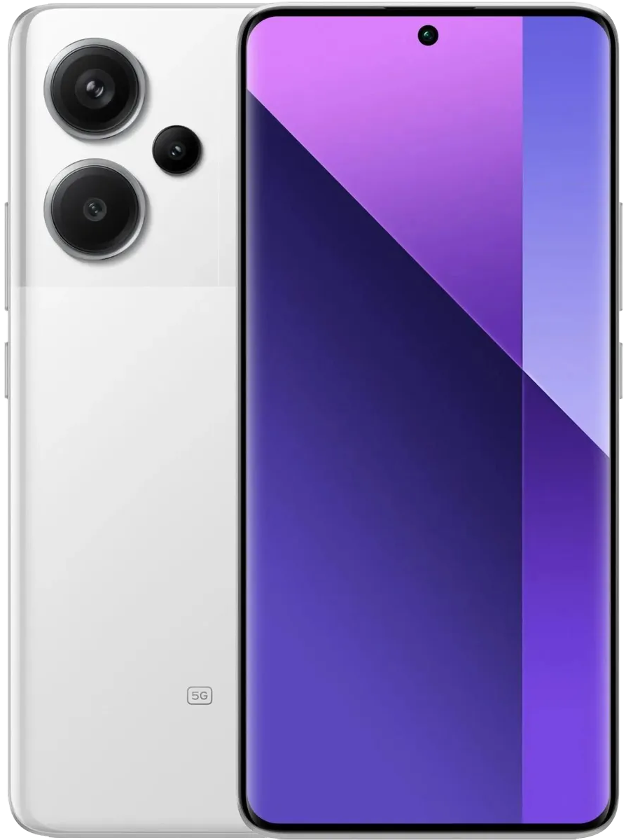 Смартфон Xiaomi Redmi Note 13 Pro+ 5G 8 ГБ + 256 ГБ («Лунный белый»  | Moonlight White) (версия Global)