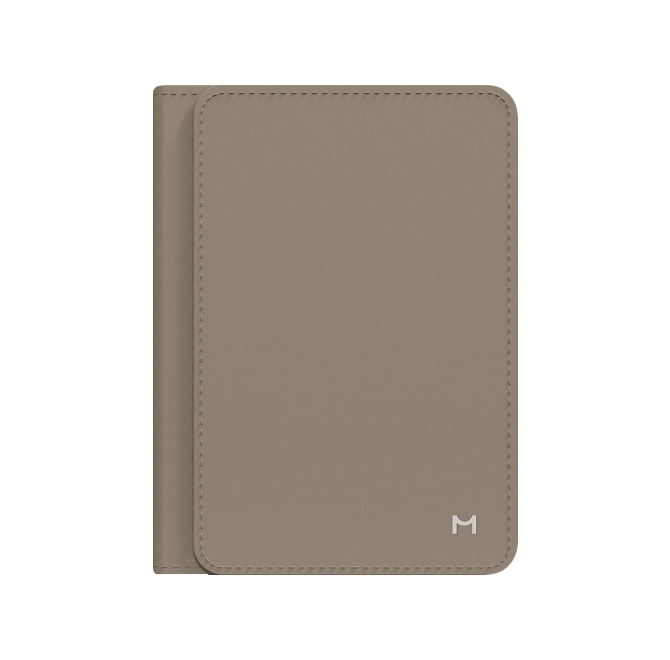 Обложка для паспорта Magssory Ultima Geo Passport Cover, с поддержкой Find My, Латте