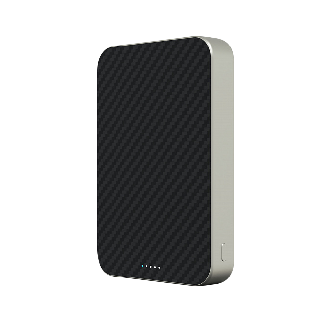 Беспроводной внешний аккумулятор Magssory Pride 10000mAh Magnetic Power Bank, Титан