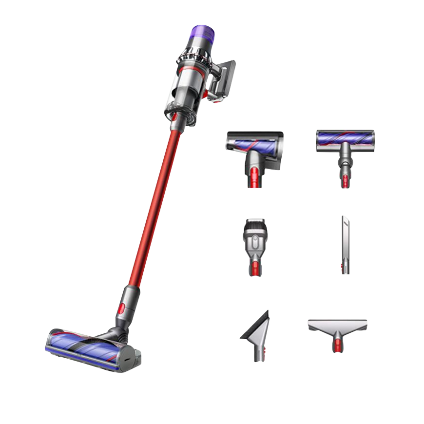 Беспроводной вертикальный пылесос Dyson V11 Extra (SV28) (Nickel/Red) (2023)