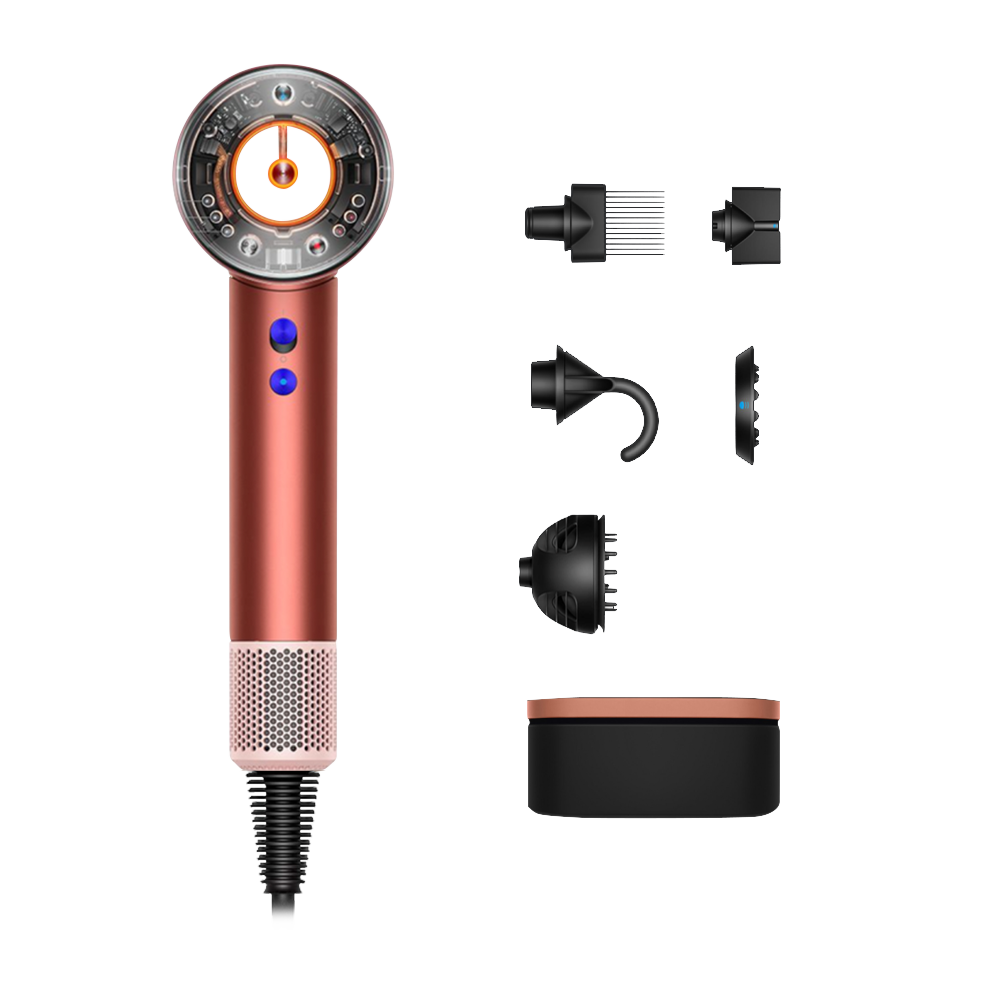 Фен Dyson HD16 Supersonic Nural Hair Dryer Curly+Coily Gift Edition (Strawberry Bronze/Blush Pink) (2024)