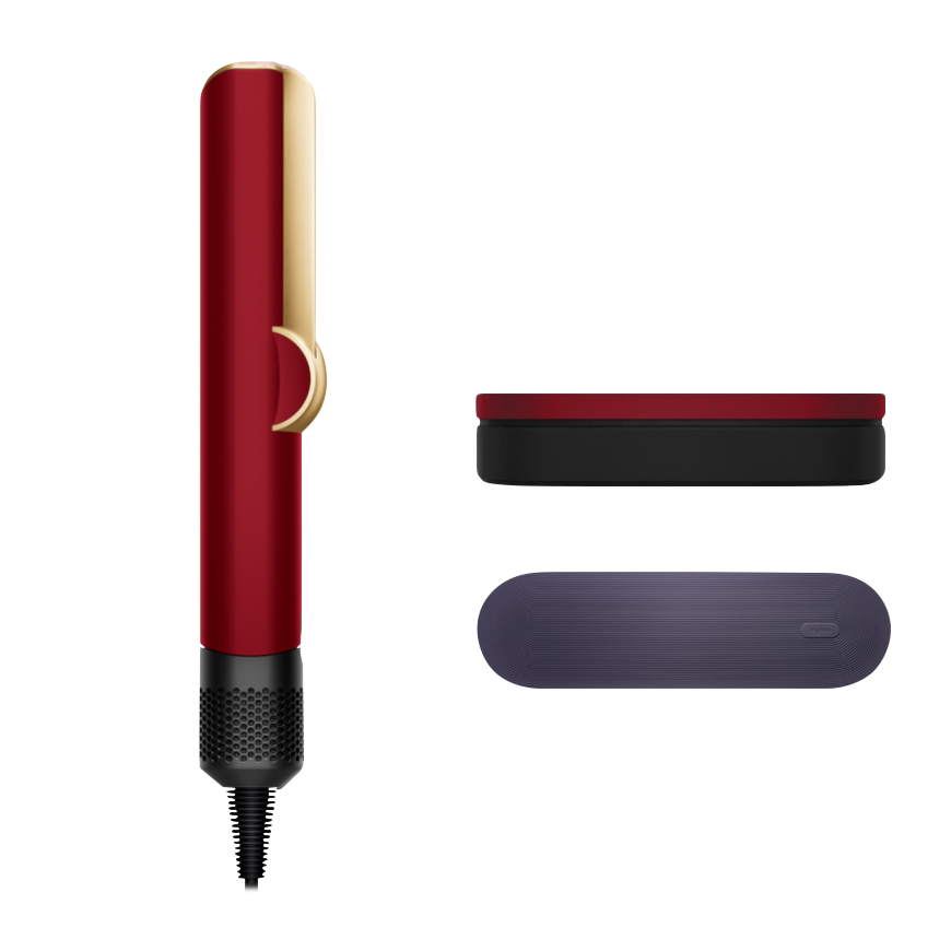 Выпрямитель Dyson HT01 Airstrait Gift Edition (Red Velvet/Gold) (2024)