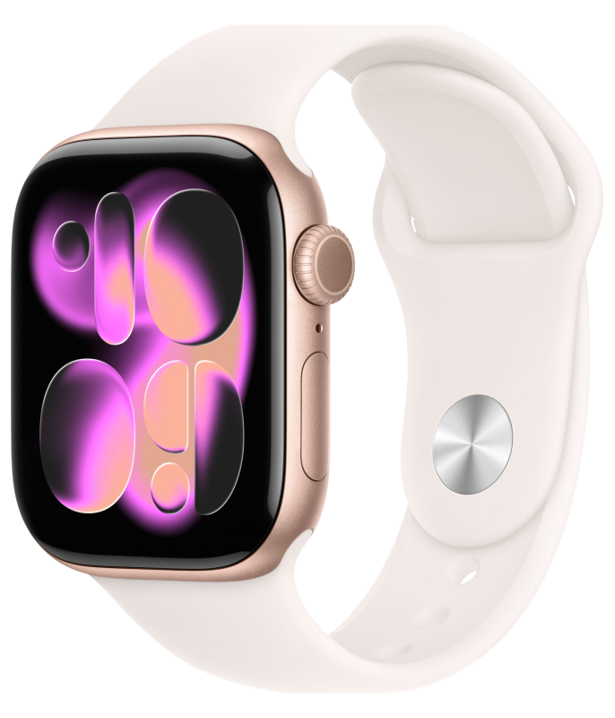 Apple Watch S11 42mm, Rose Gold, Aluminium Case, Sport Band, M/L