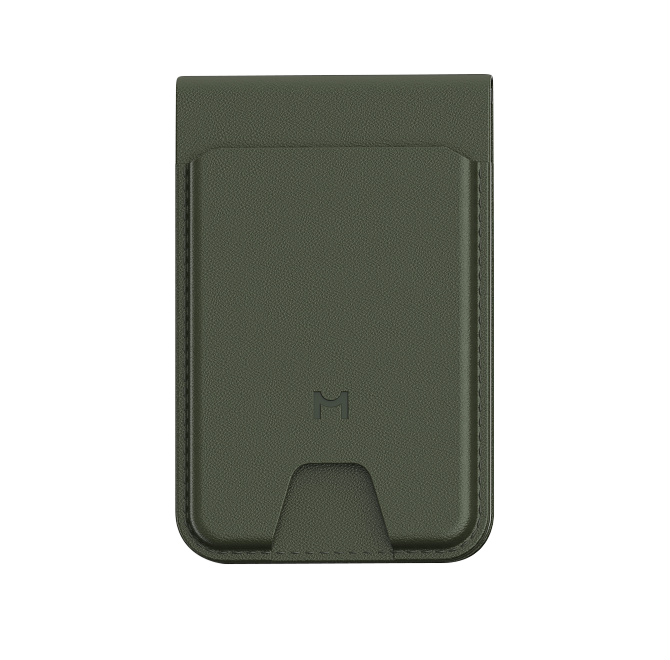 Кошелек-кардхолдер Magssory Geotag Magnetic Flip Wallet, совместимый с MagSafe и Find My, ACL003, хаки, Хаки