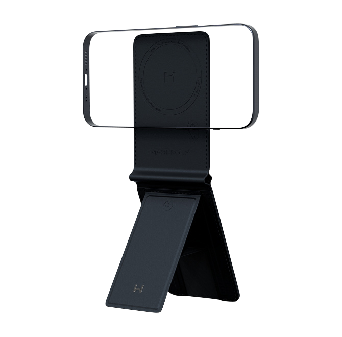 Кошелек-кардхолдер с функцией фото Magssory Ultima Geo Photo Wallet, с поддержкой Find My, midnight, Миднайт