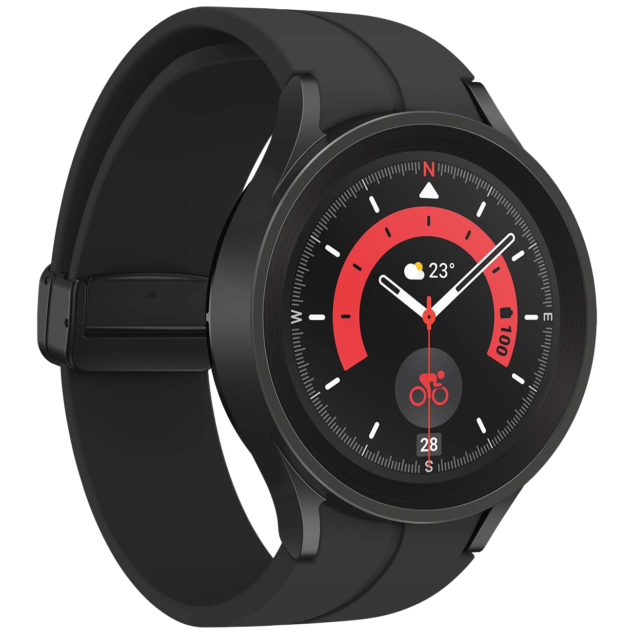 Умные часы Samsung Galaxy Watch 5 PRO 45mm (Чёрный титан)