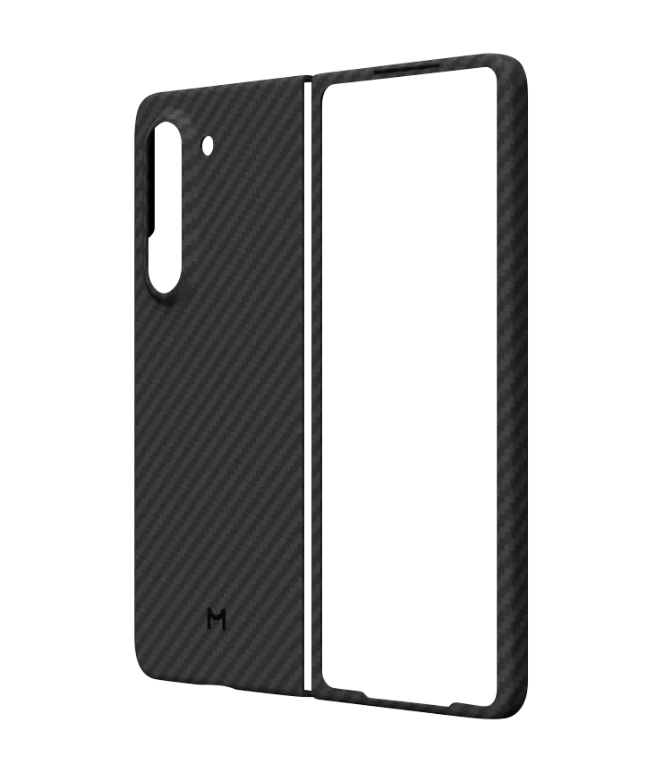 Чехол Magssory для Samsung Galaxy Z Fold5, кевлар (арамид), с магнитами, черный , Черный