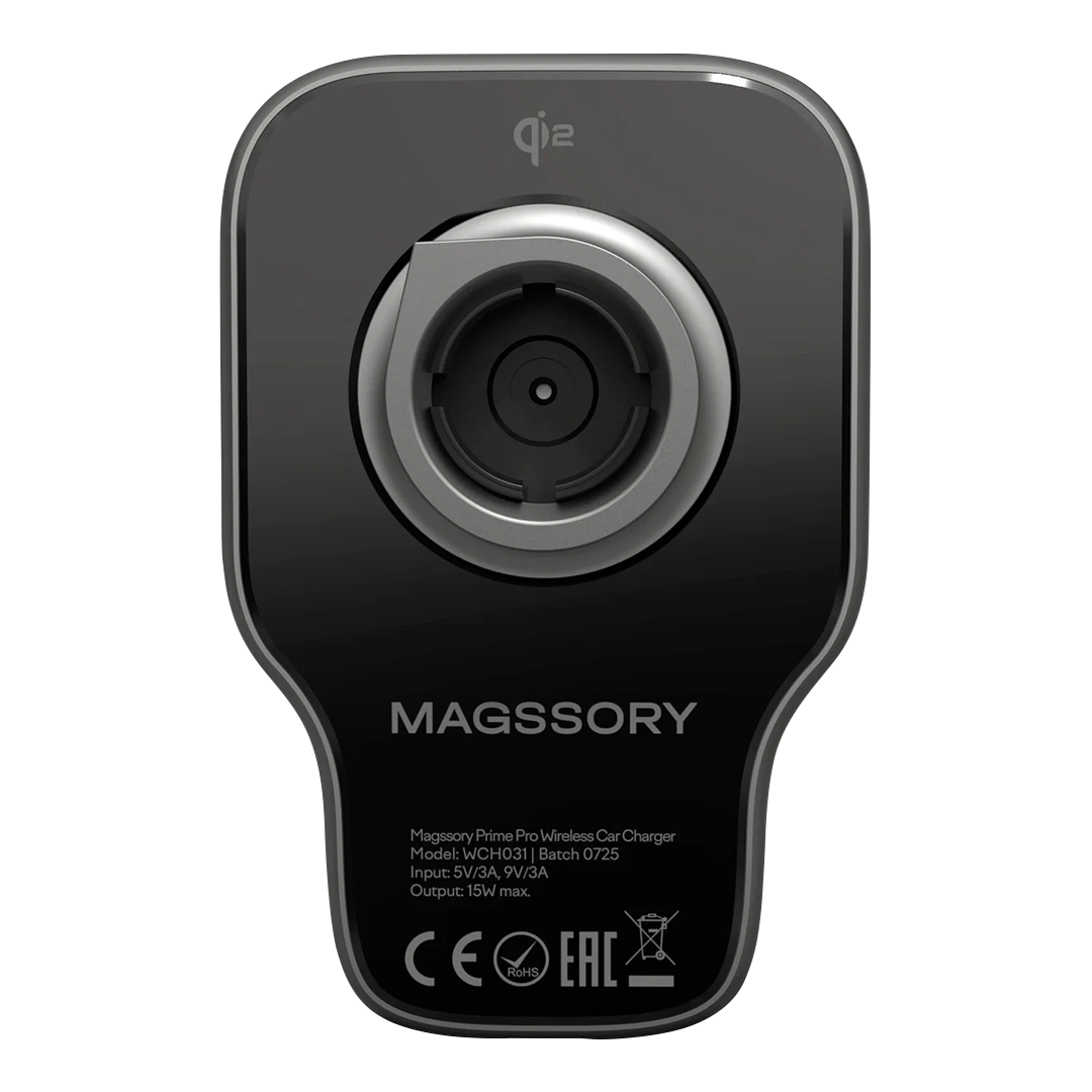 Автомобильный комплект Magssory Prime Pro для Apple, с поддержкой Qi2,полночь, Миднайт