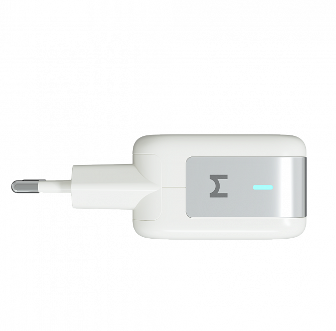 Cетевое зарядное устройство Magssory Pulse 67W GaN, с функцией быстрой зарядки, Белый