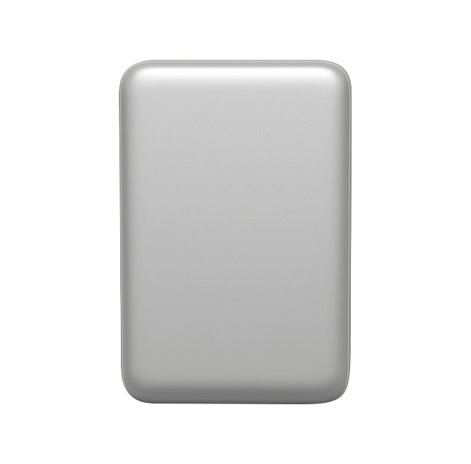 Беспроводной внешний аккумулятор Magssory Core 10K, с магнитами, совместимый с MagSafe, Silver, Серебро