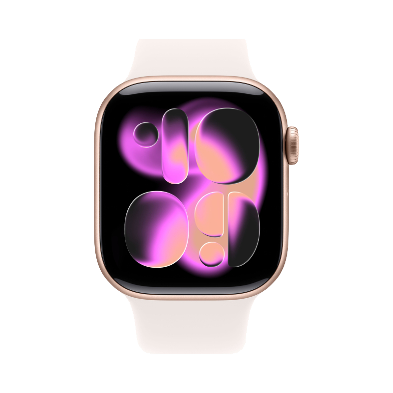 Apple Watch S11 42mm, Rose Gold, Aluminium Case, Sport Band, M/L