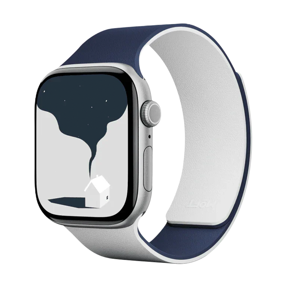 Ремешок MOFT Snap Duo Watch Band для Apple Watch тёмносиний+серый 40/41/42 мм