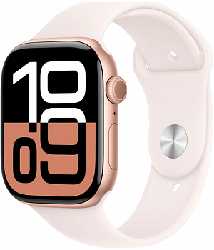 Apple Watch S10 46mm, Rose Gold, Sport Band