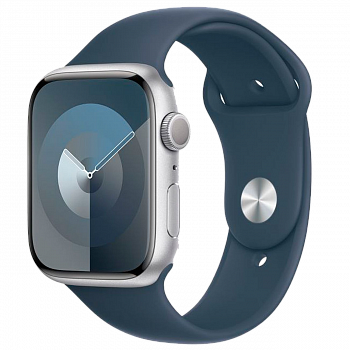Часы Apple Watch Series 9 GPS 41mm Aluminum Case with Sport Band (Серебристый) M/L