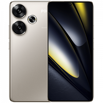 Смартфон Xiaomi POCO F6 12 ГБ + 512 ГБ («Титановый» | Titanium color) (версия Global)