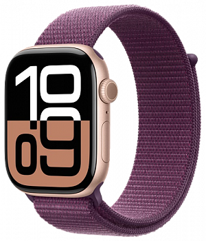 Часы Apple Watch Series 10 46mm, Rose Gold, Sport Loop
