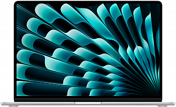 Ноутбук Apple MacBook Air 15" (M2, 8 Gb, 256 Gb SSD) Серебристый (MQKR3)