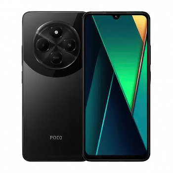 Смартфон Xiaomi POCO C75 6 ГБ + 128 ГБ (Чёрный | Black) (версия Global)