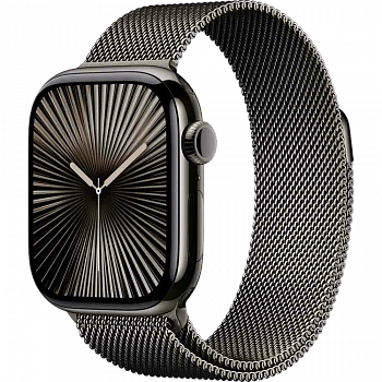 Часы Apple Watch Series 10 46mm Slate Titanium Case, Milano Loop (Slate) S/M