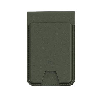 Кошелек-кардхолдер Magssory Geotag Magnetic Flip Wallet, совместимый с MagSafe и Find My, ACL003, хаки, Хаки